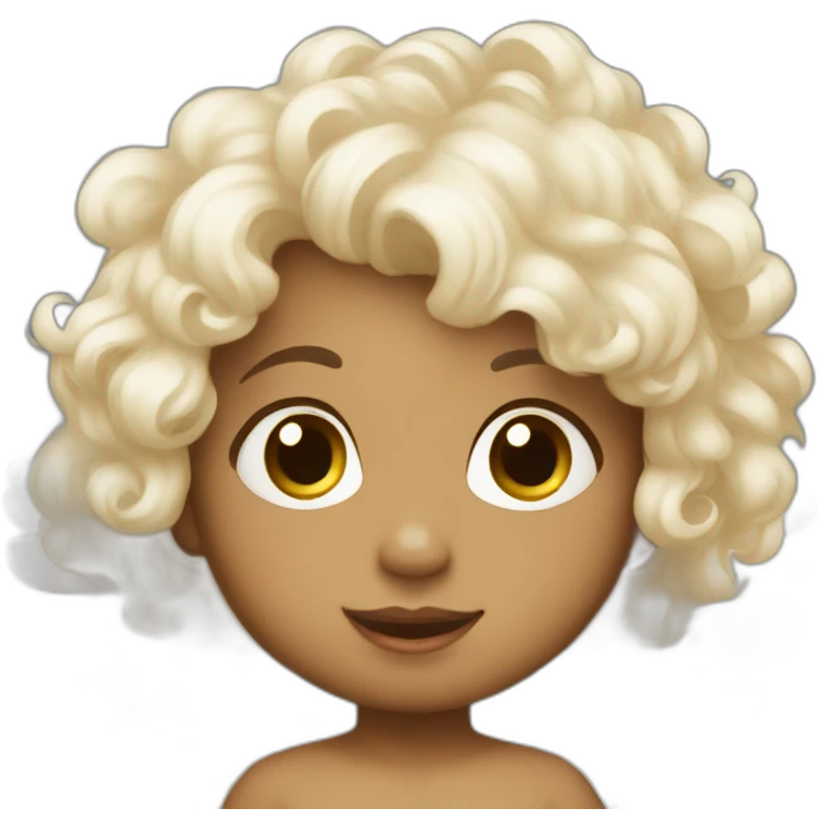angel baby emoji