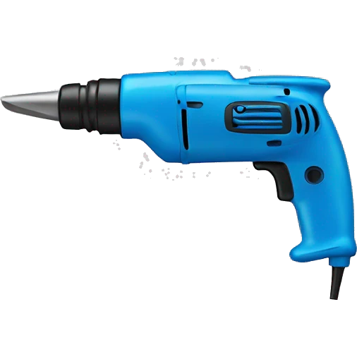 Power tools blue  emoji