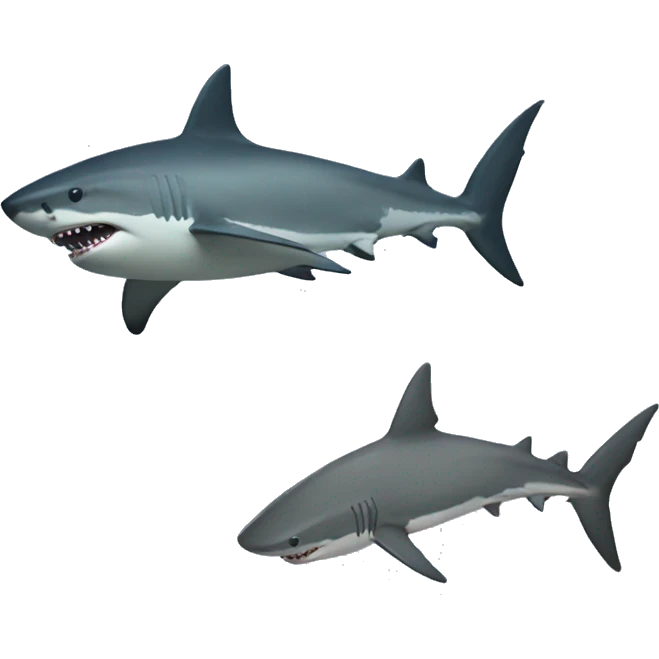 shark with topha emoji