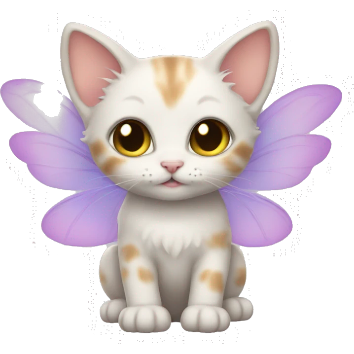 Kitten with fairy wings emoji