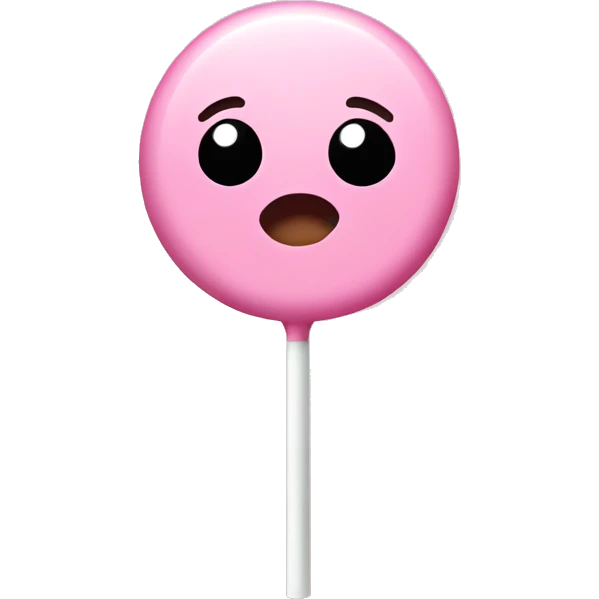 Light pink lollipop  emoji