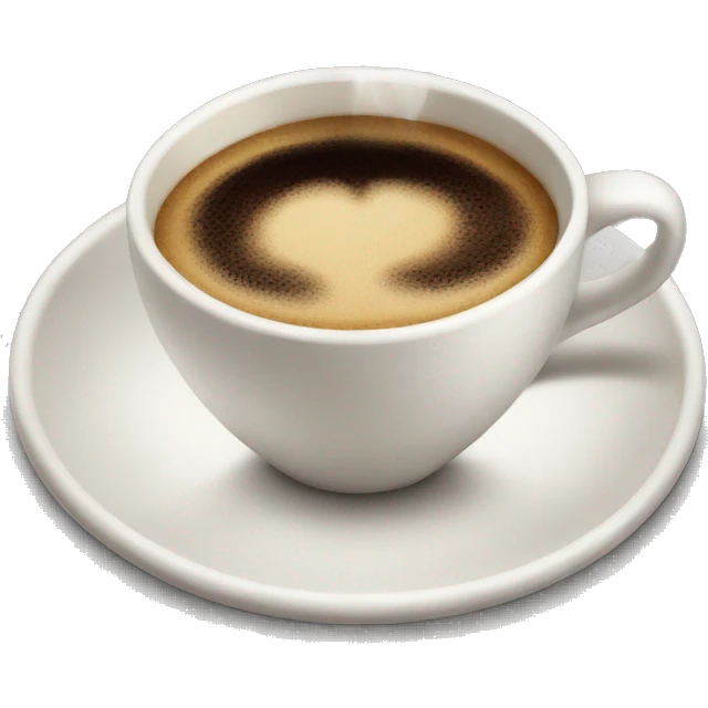 Elegant cup of coffee emoji
