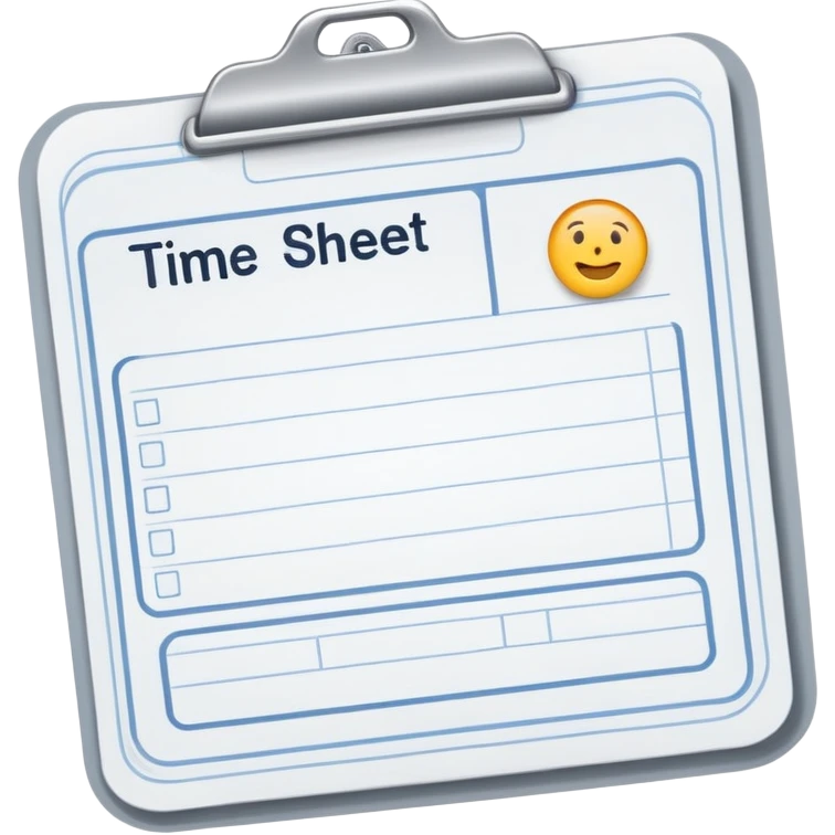 timesheet emoji