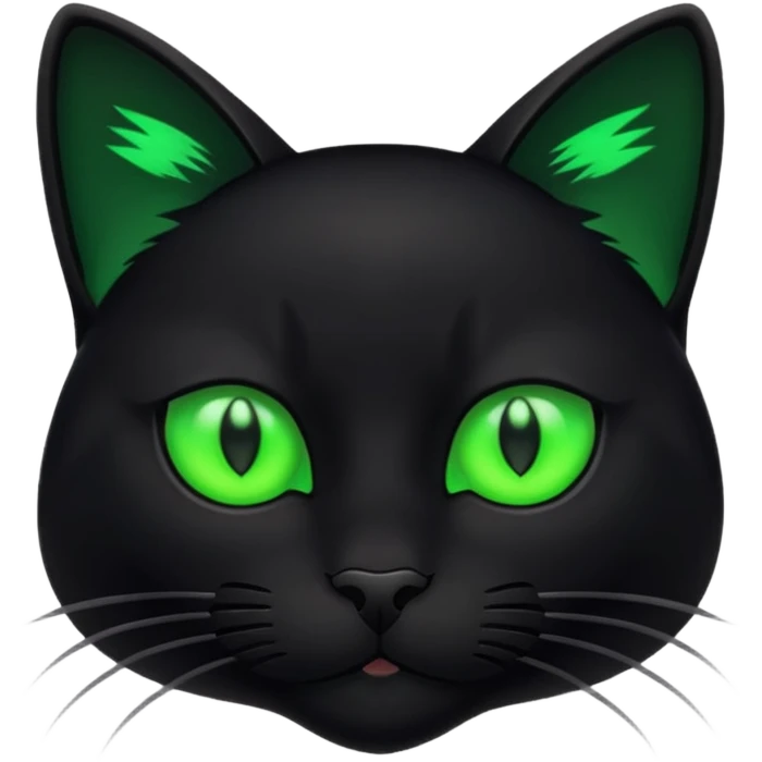 Чорний кіт emoji