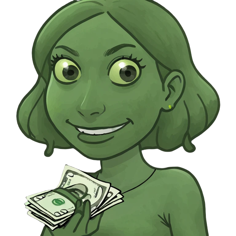girl spreading money  emoji