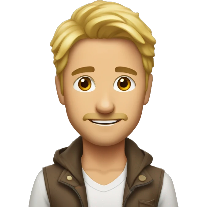 Коричневый пудель  emoji