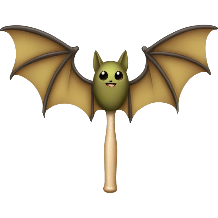 fighting army classic bat with wings emoji
