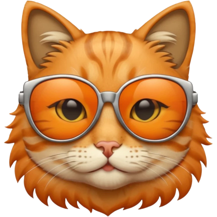 Cat wearing sunglasses emoji