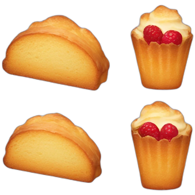 madeleine cake emoji