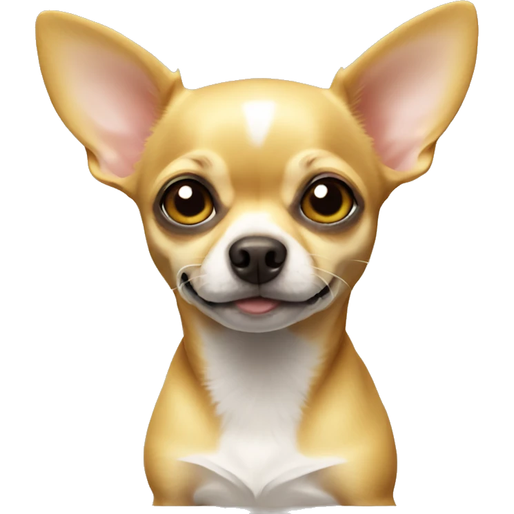 chihuahua yellow emoji