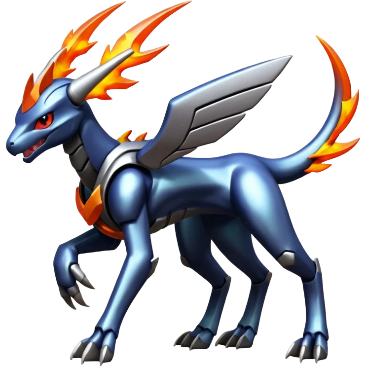 Houndoom-Dialga-Genesect-Pokémon-Fakémon-hybrid-creature emoji