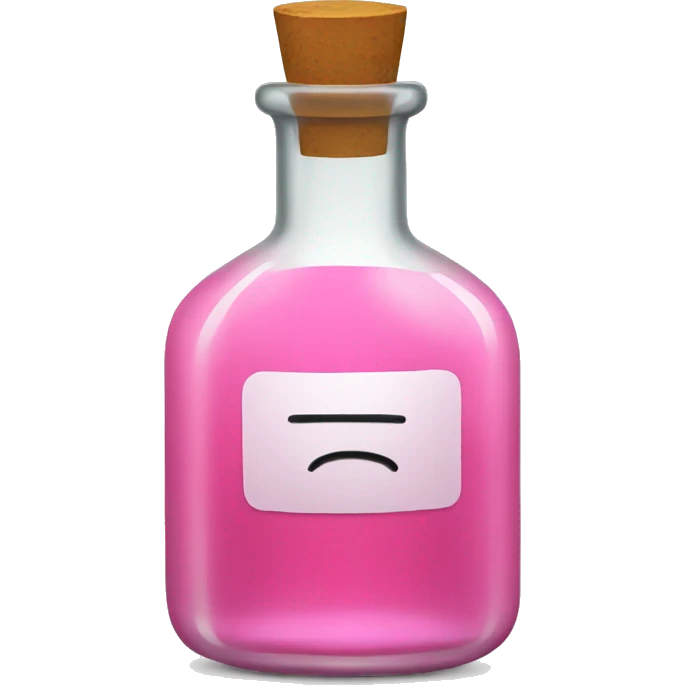 Pink vial emoji