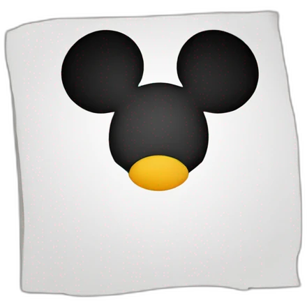 Mickey Mouse head emoji
