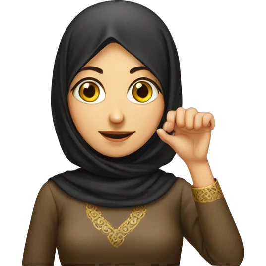 Wife Iranian with ring emoji