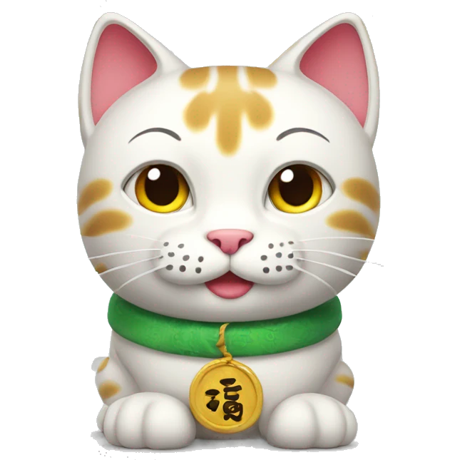 lucky cat emoji