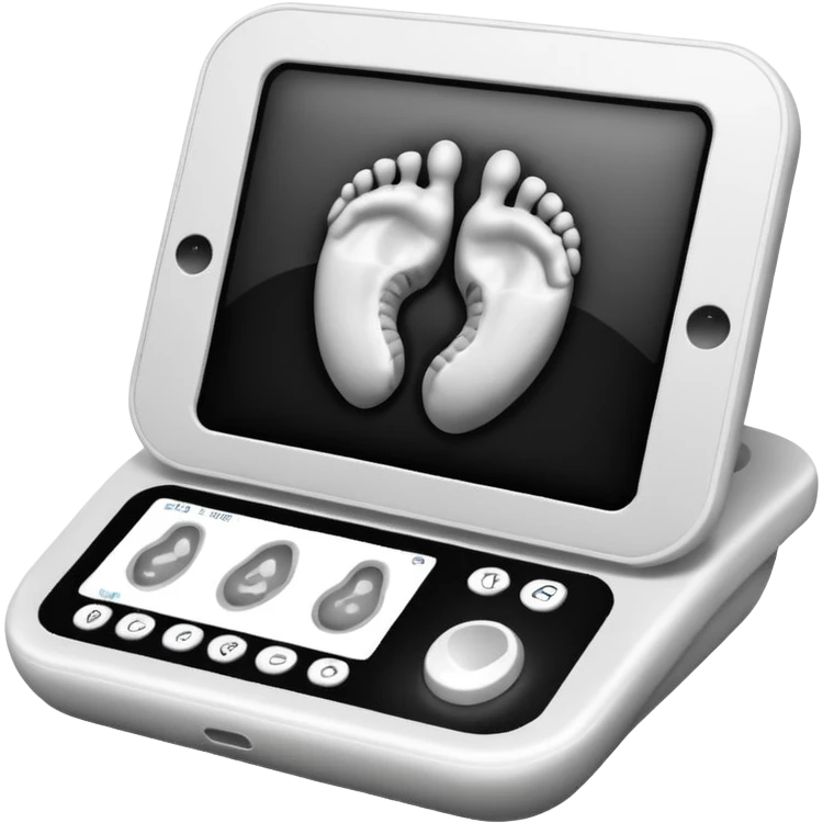 "Baby ultrasound photo emoji