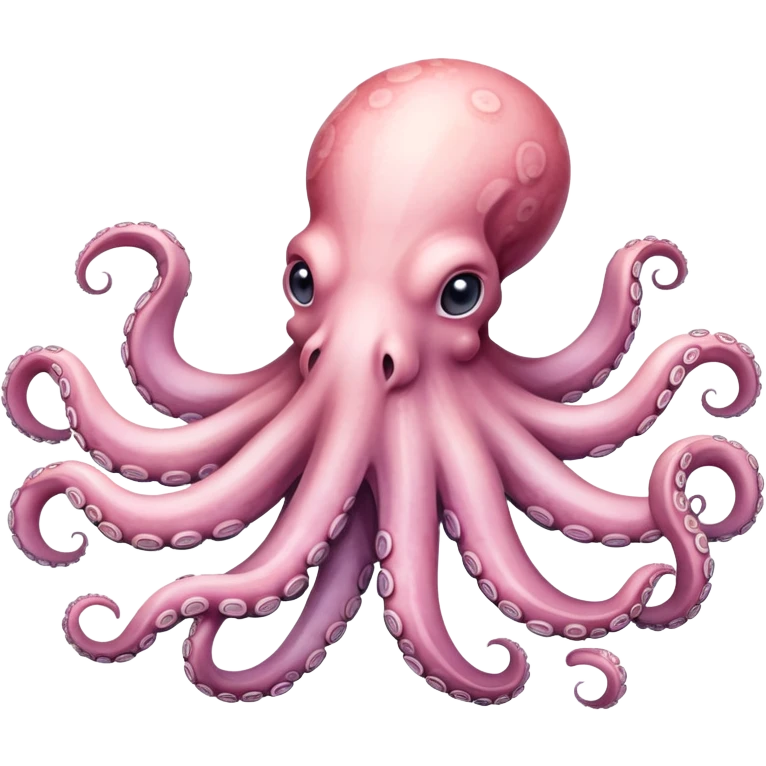 pastel pink octopus emoji