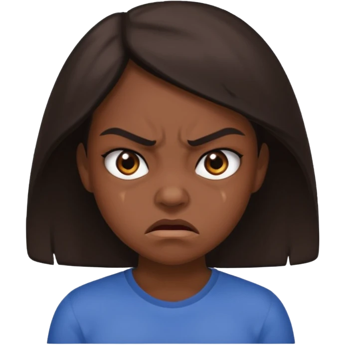 Angry girls  emoji