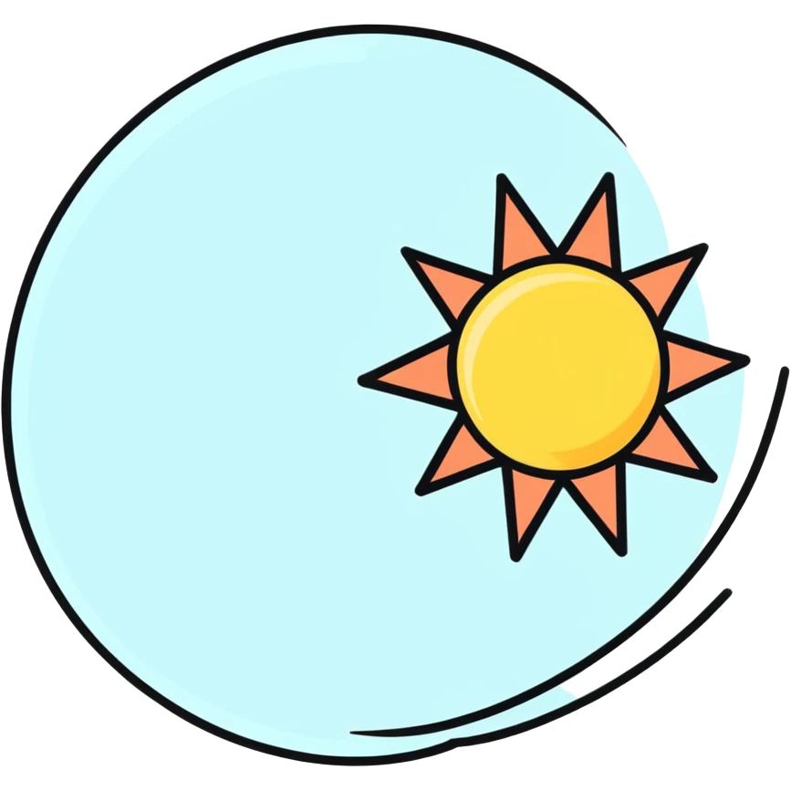 Sun emoji