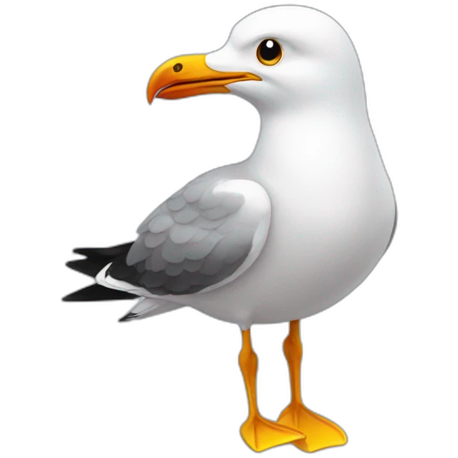 cool seagull emoji