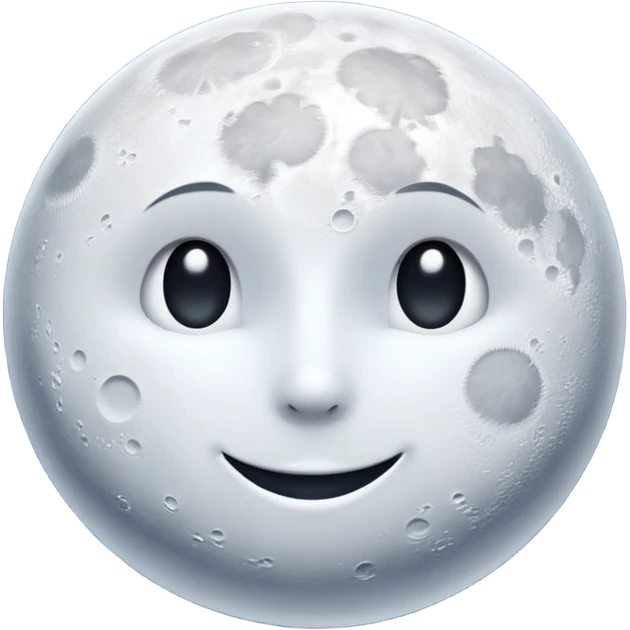 clean moon emoji