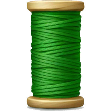 green thread spool emoji