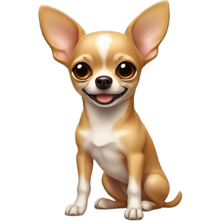 Chihuahua marrón tierno emoji