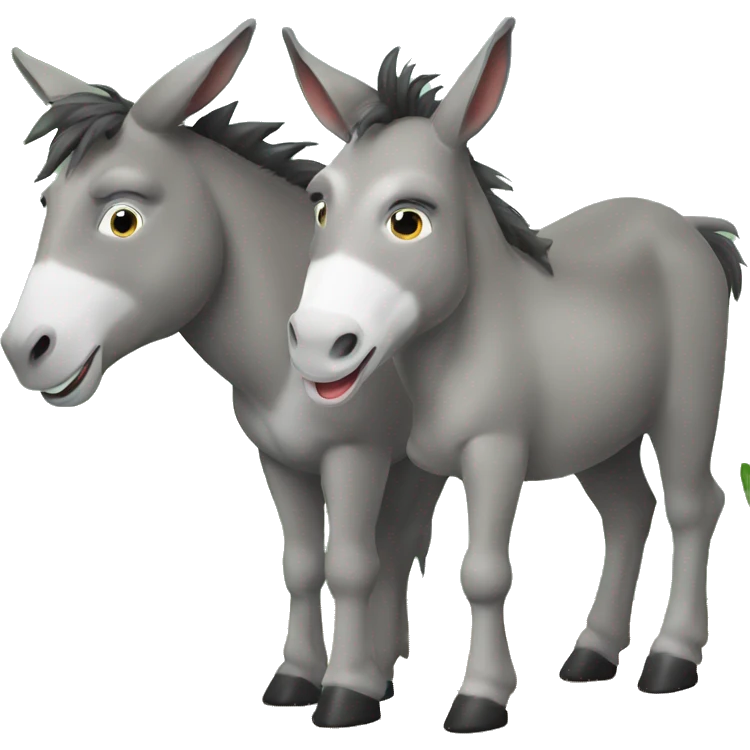 Donkey with jack et emoji