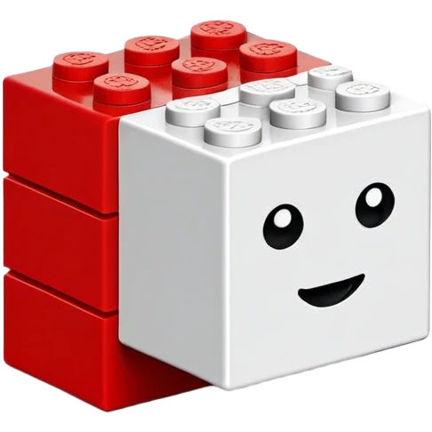 Lego brick emoji
