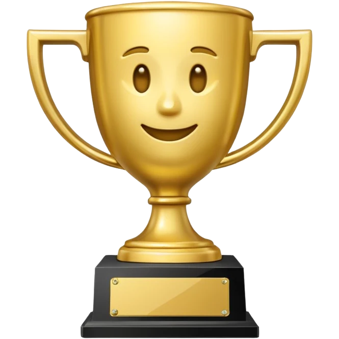 u spelled it wrong, its "Participation Trophy" emoji