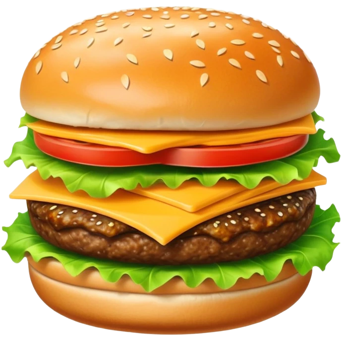 Hamburger que j’ai mangé par emoji emoji