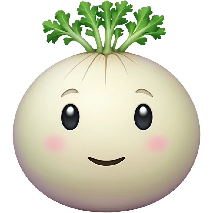 turnip no face emoji
