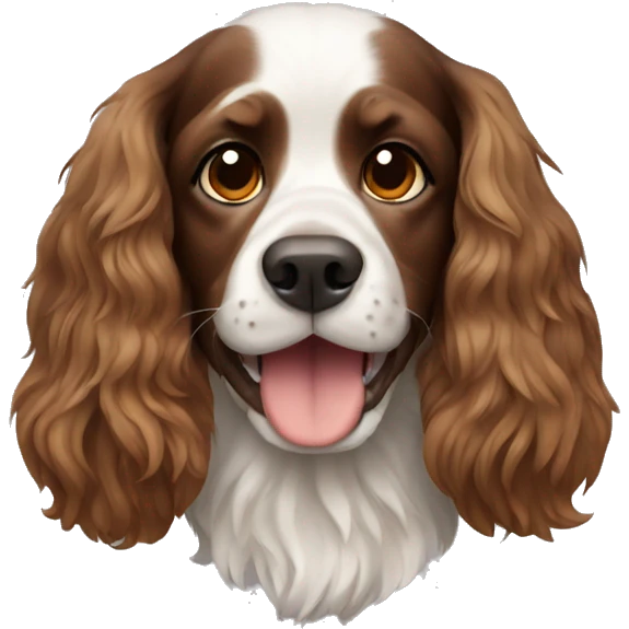Dog spaniel emoji