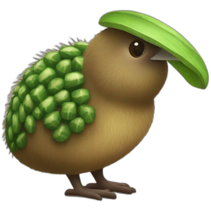 Kiwi et tortu emoji