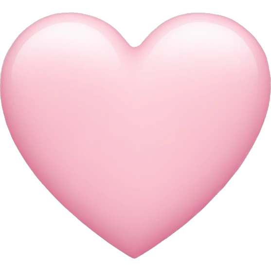 pink pastel heart emoji