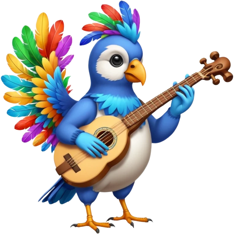 bird Musician emoji