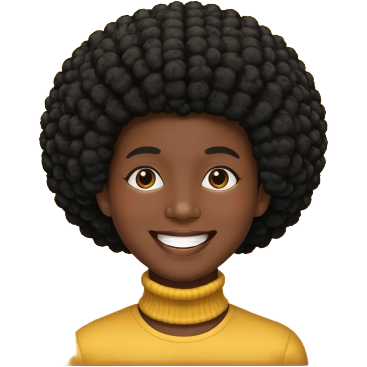 Afro emoji