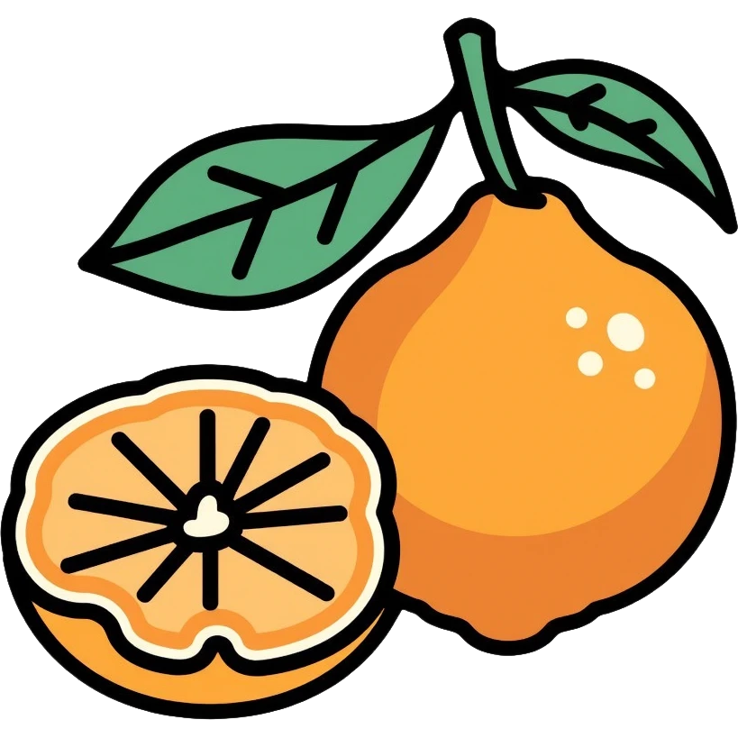 bergamot citrus fruit emoji