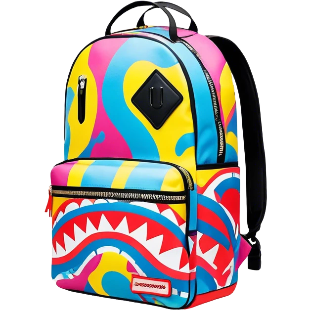 Sprayground backpack emoji