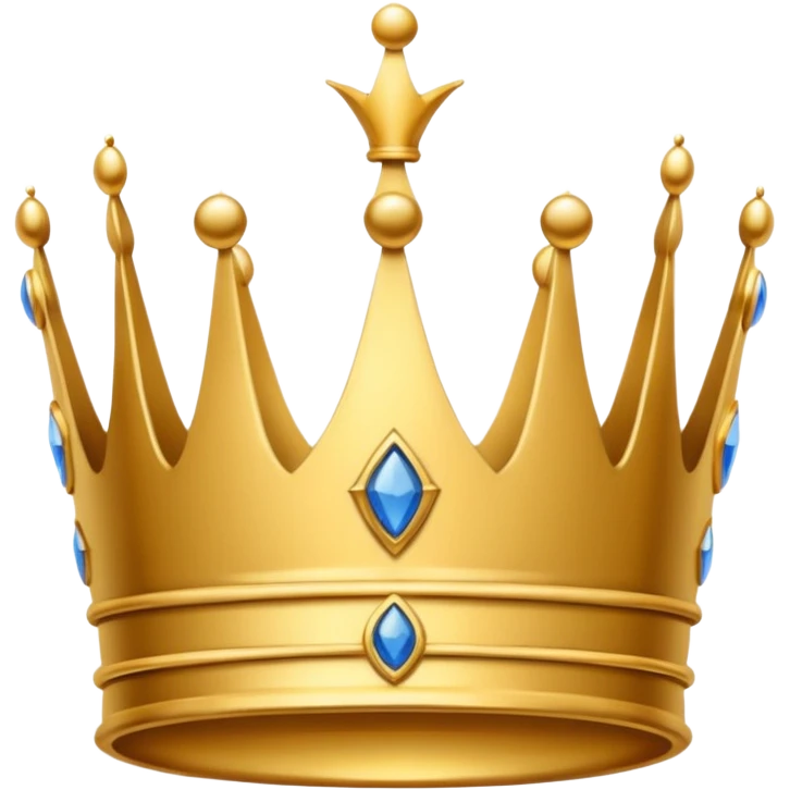 premium logo crown simple emoji