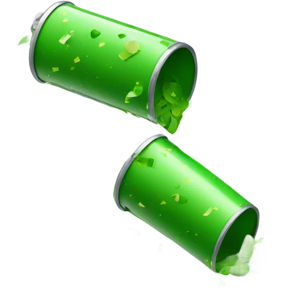 Green Confetti Shooter emoji
