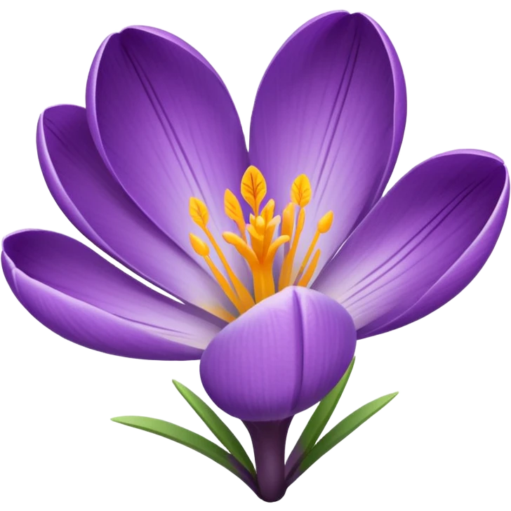 crocus flower emoji