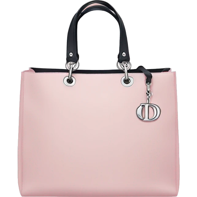Light Pink shopping bags Dior  emoji