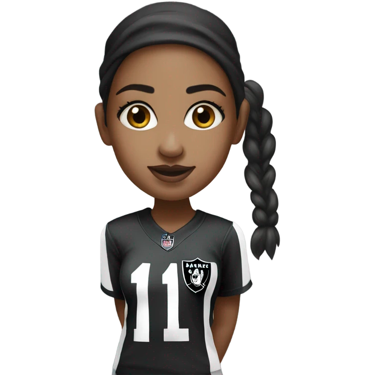 Raiders fan female emoji
