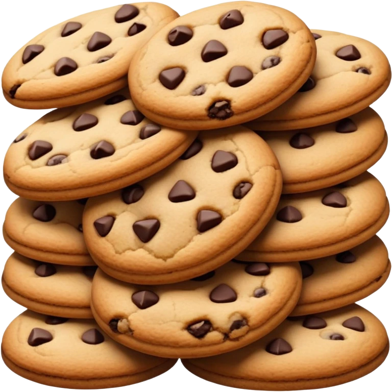 Pile of cookies emoji