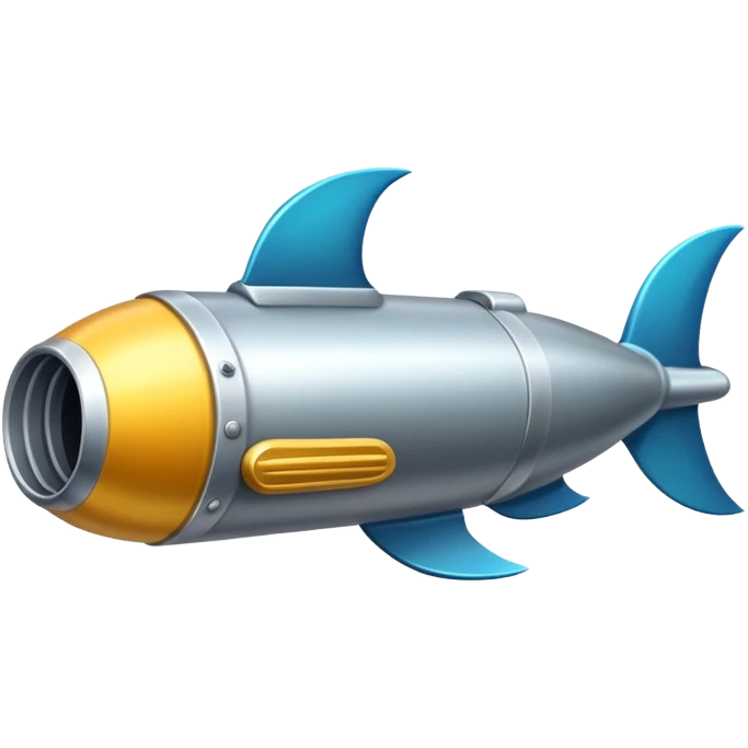 Torpedo with fins emoji