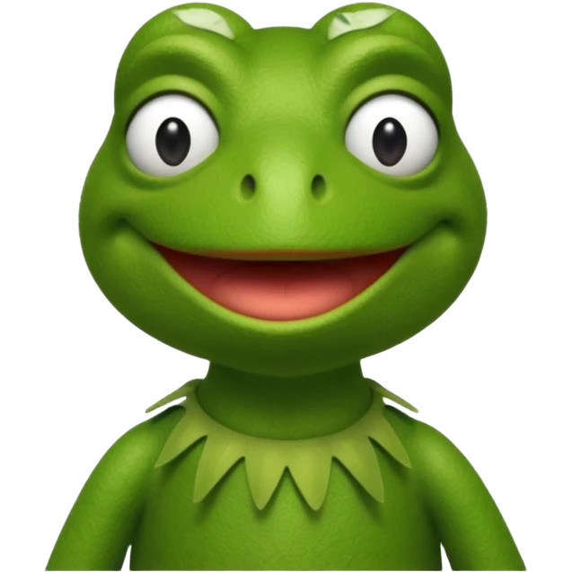 Kermit the frog with different feelings emoji