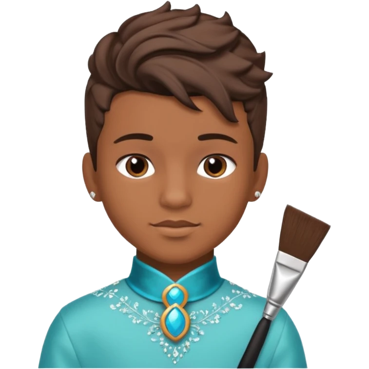 Quinceañera makeover of the boy and before after picture about the boy getting a new look for his Quinceañera emoji