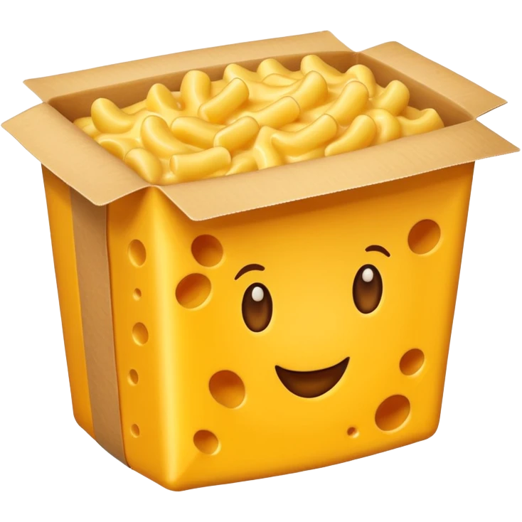 mac n cheese package emoji