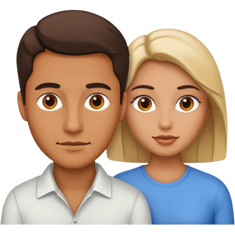male and female emoji